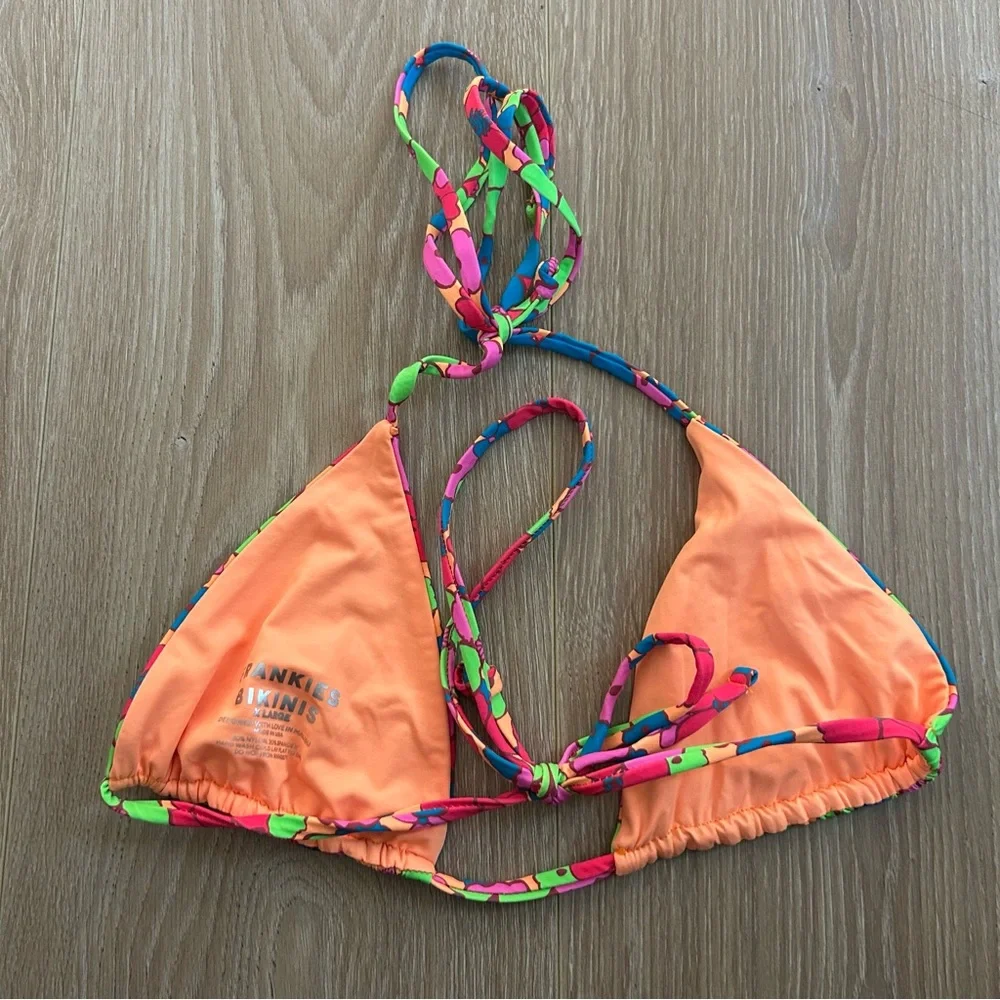 Frankie’s Bikinis Bikini Set Floral Size Extra Large Top/Medium Bottom